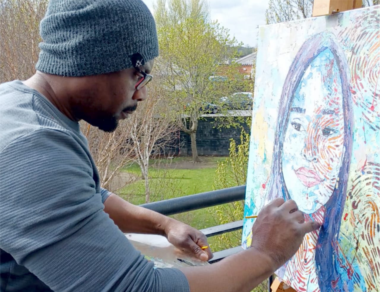 Painting close-up